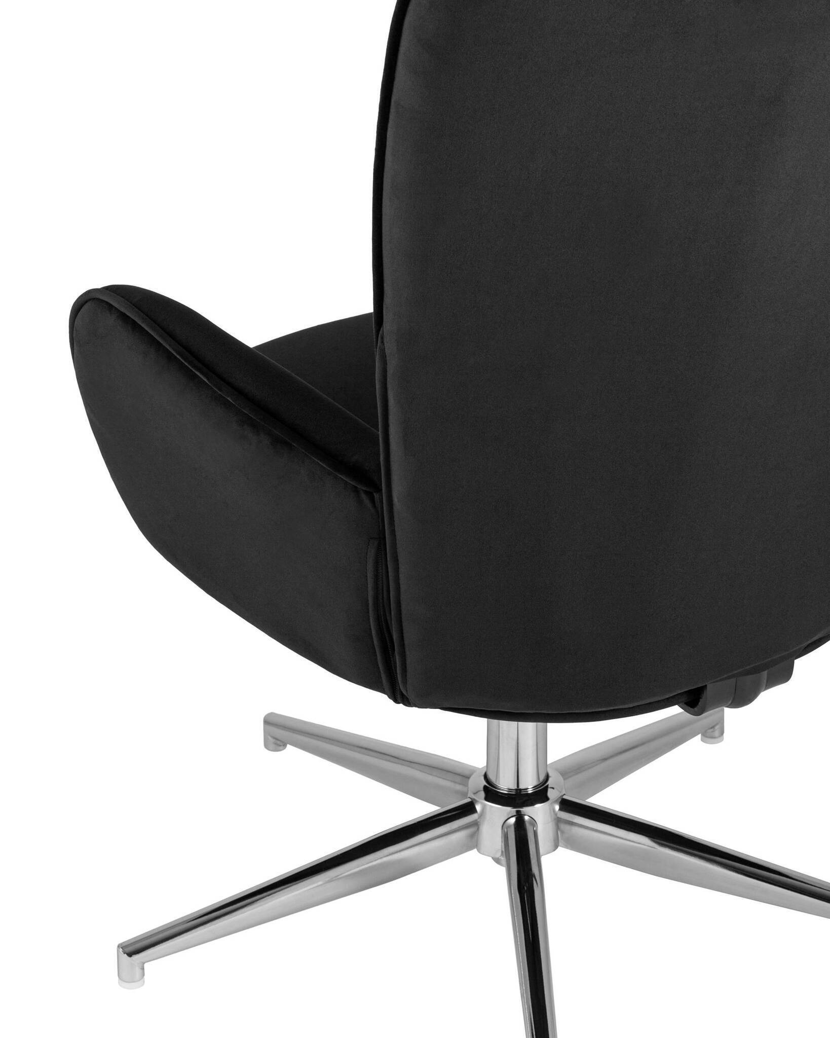 Кресло Филадельфия велюр черный Stool Group