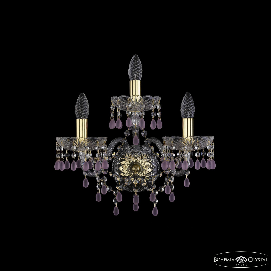 Бра хрустальные 1410B/2+1/160/XL G V7010 Bohemia Ivele Crystal