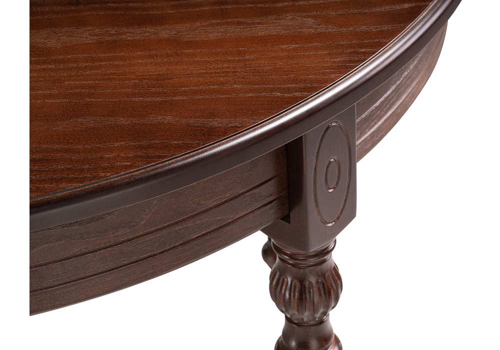 Стол деревянный Woodville Брейзер орех темный 483905