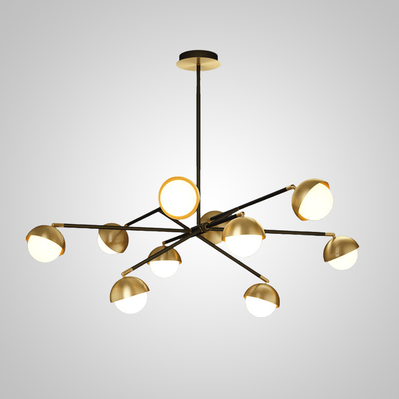 Потолочная люстра KENDALL L10 Black Gold by ImperiumLoft