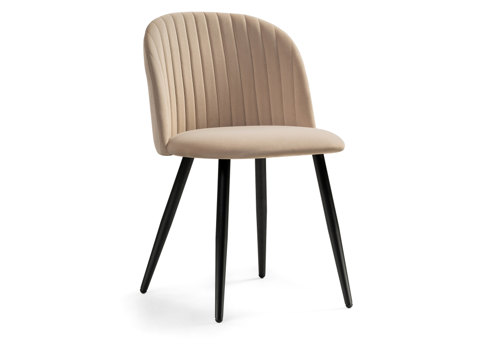 Стул Woodville Gabi 1 dark beige / black 15351