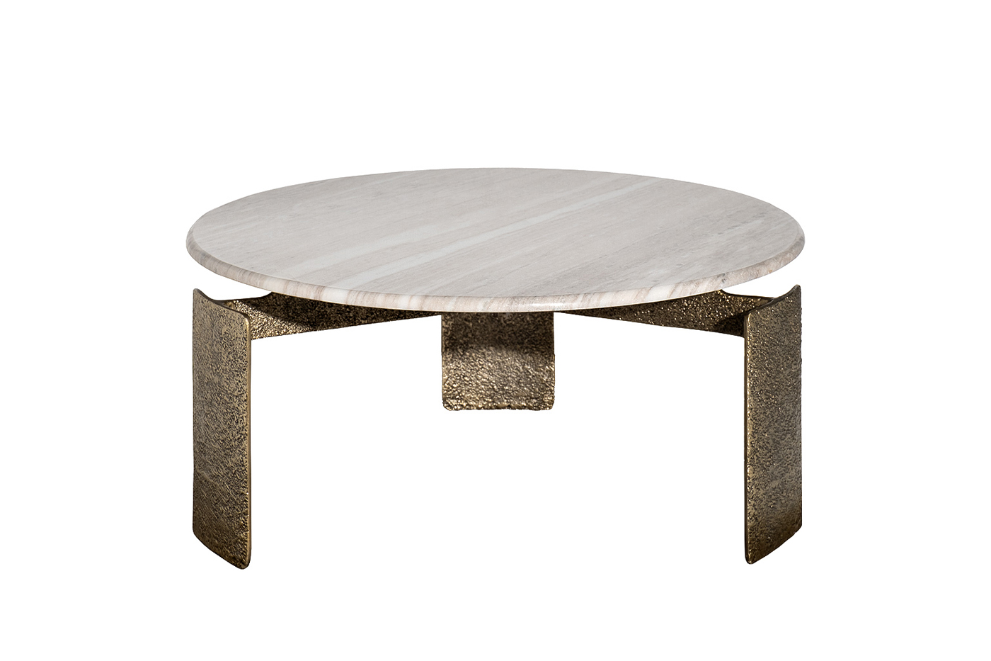 Стол журнальный мраморный d100*45 Garda Decor 69-23303