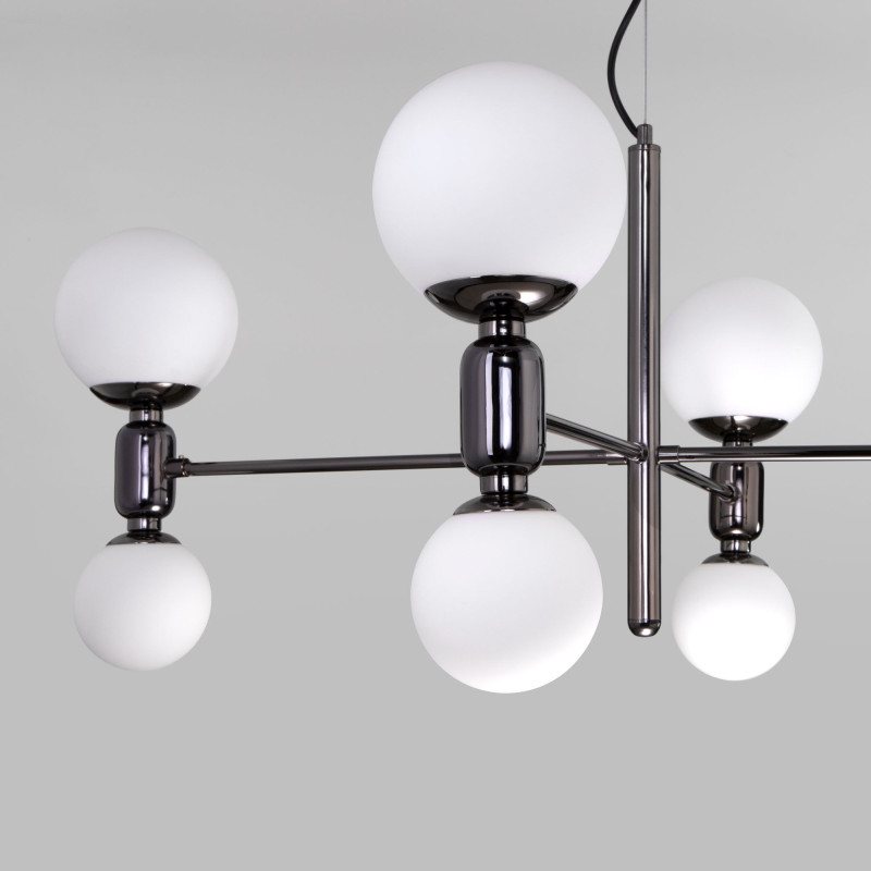 Подвесная люстра Eurosvet 30182/8 черный жемчуг