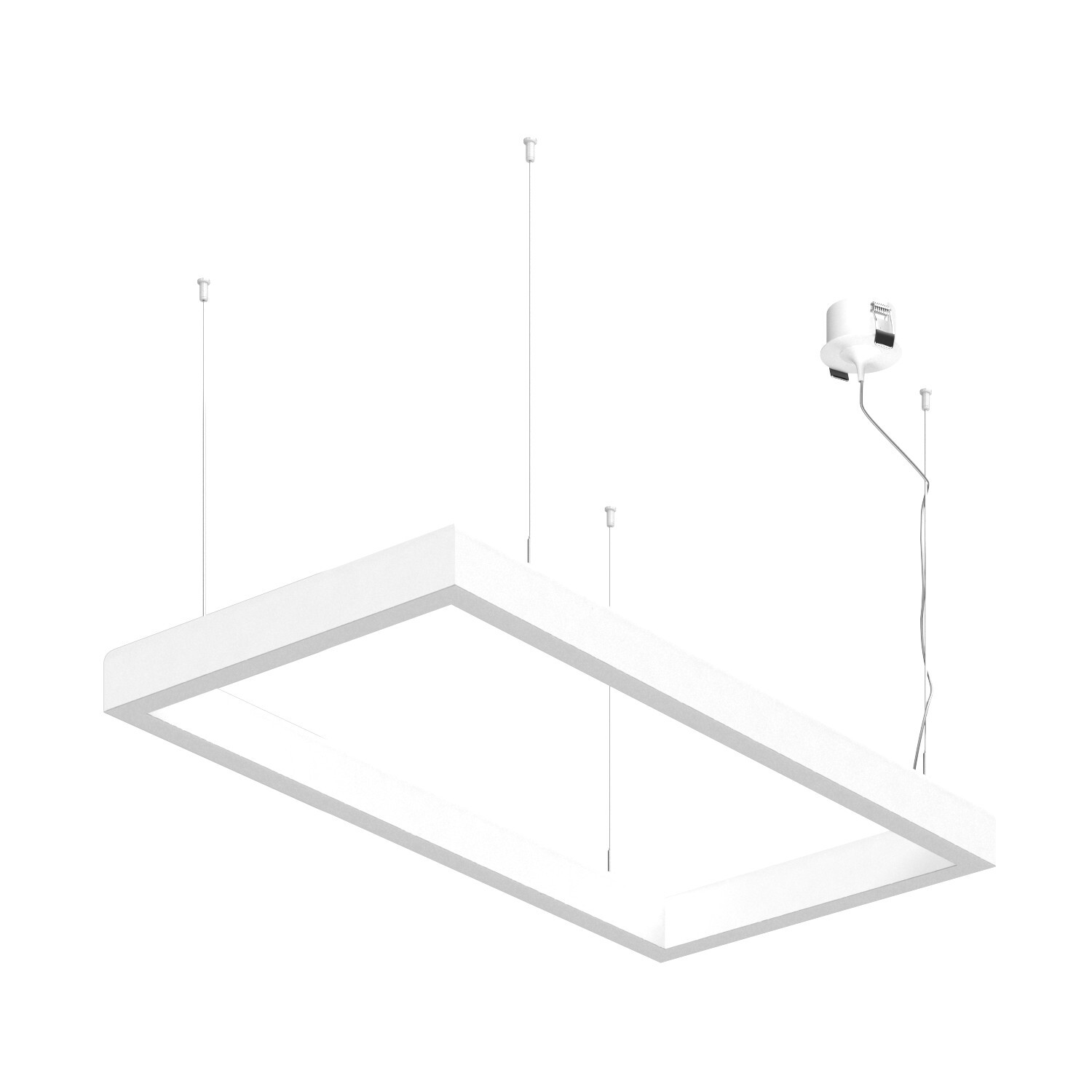 Подвесной светодиодный светильник Ledron SKYLINE Basic 340х670 White 4000K