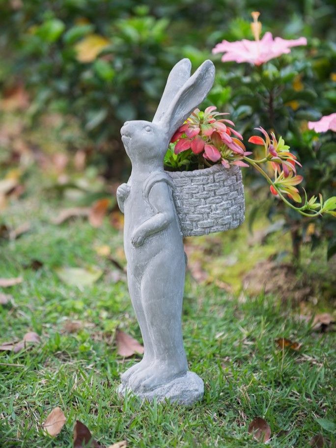 Кашпо Зайчик Glasar D8828