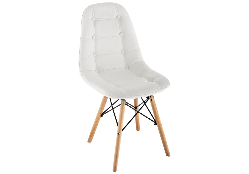 Стул деревянный Woodville Kvadro white 11823
