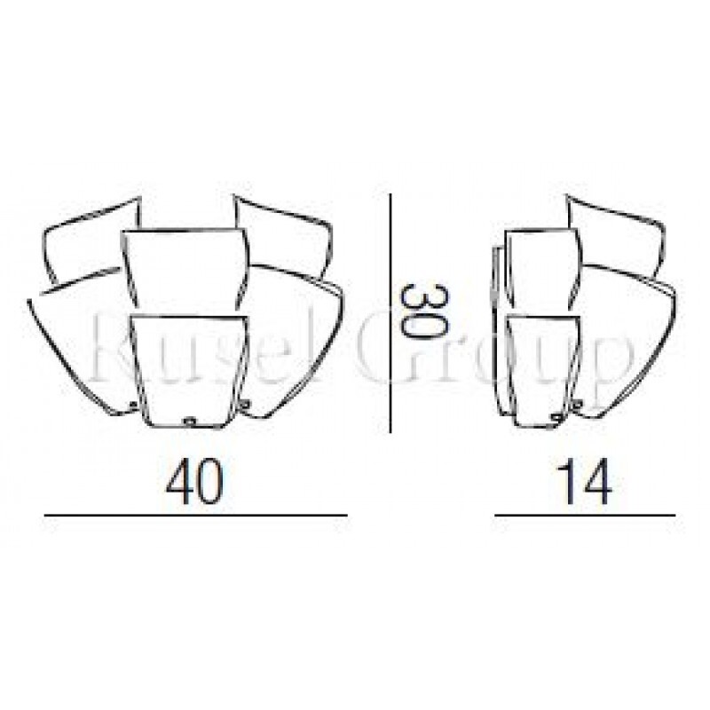 Настенный светильник Kolarz GAIA 1096/A
