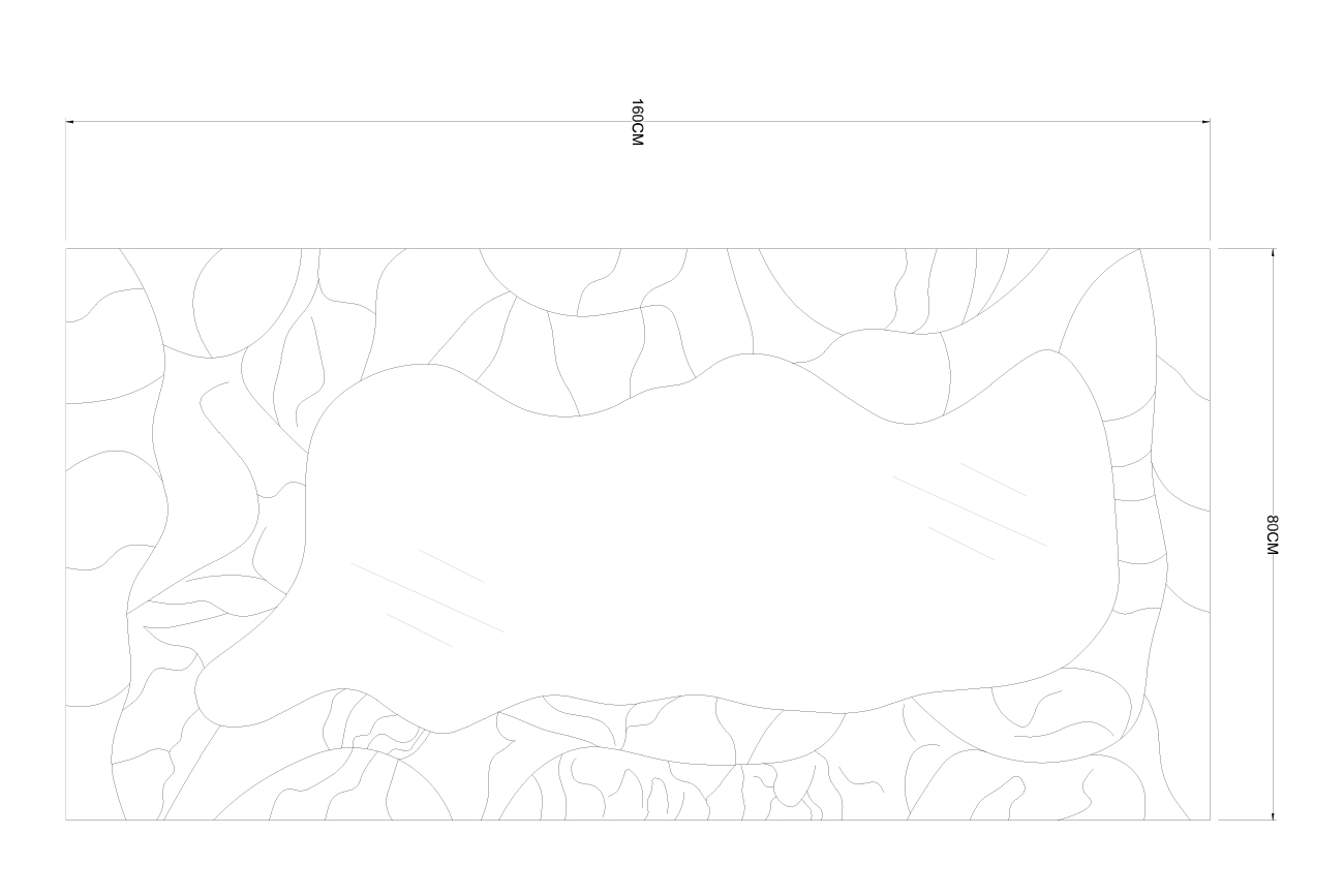 Зеркало в объемной металлической раме Garda Decor 19-OA-9145