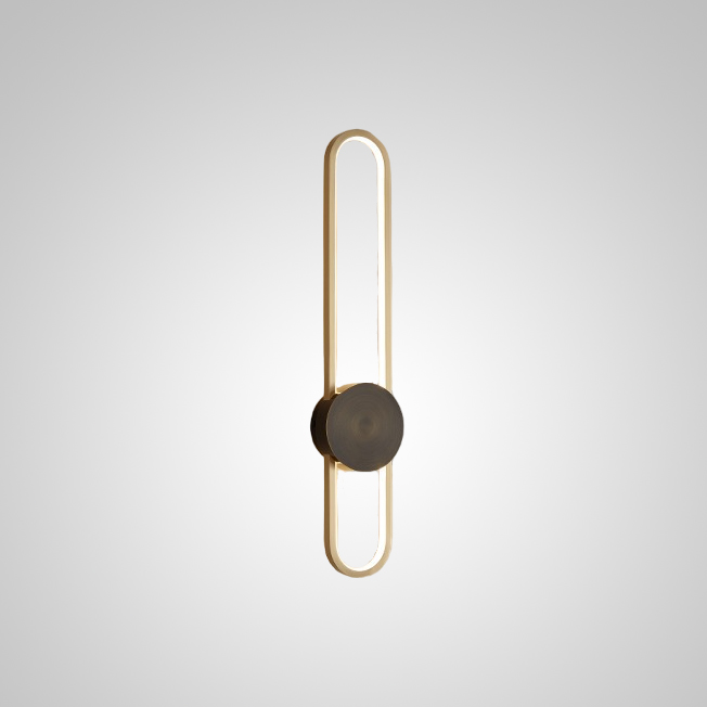 Настенный светильник HEIDY L H60 Brass Black by ImperiumLoft