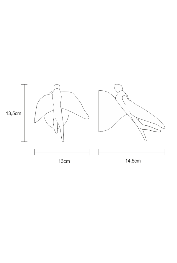 Настенный светильник Serip Voa AP1512/1 CO/10