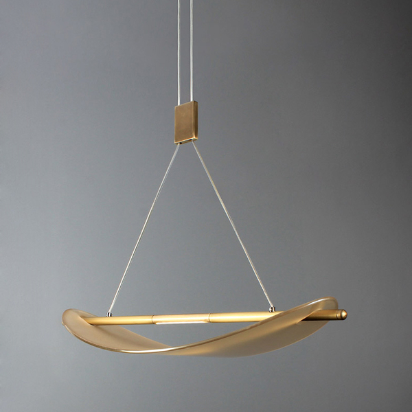 Подвесной реечный светильник ROOK ШАМПАНЬ by ImperiumLoft