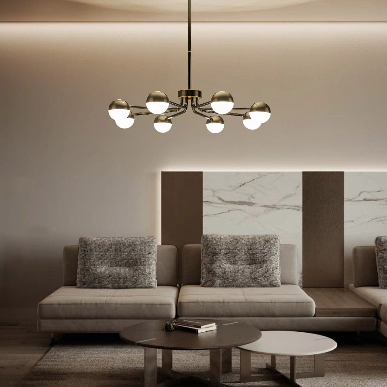Потолочная люстра BARCELONA CH D65 by ImperiumLoft