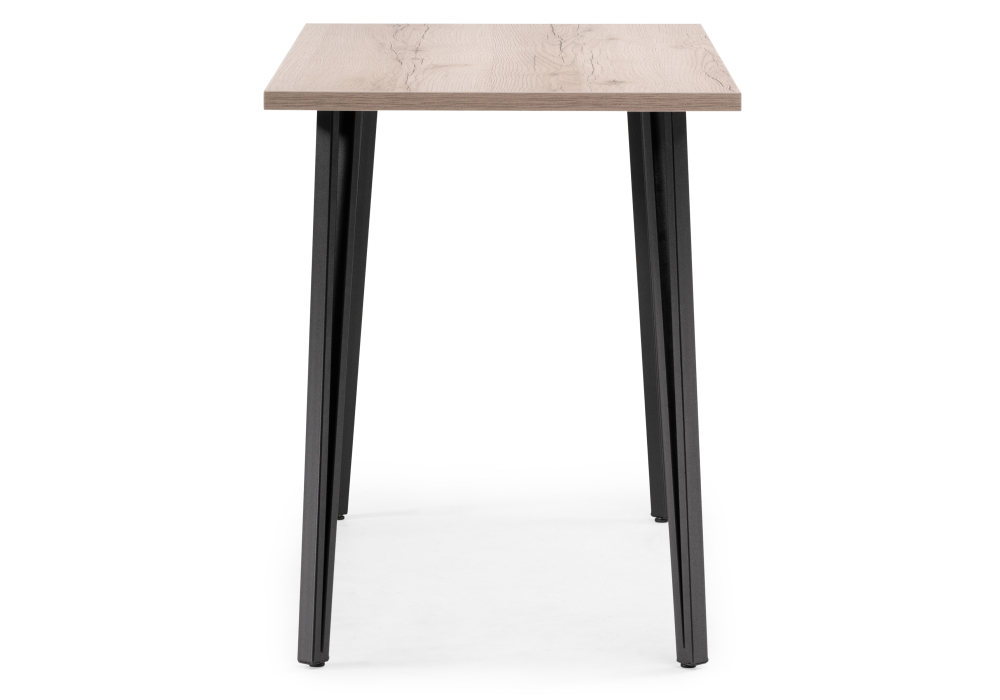 Стол деревянный Woodville Денвер Лофт 120х60х75 25 мм дуб светлый делано / черный матовый 516125