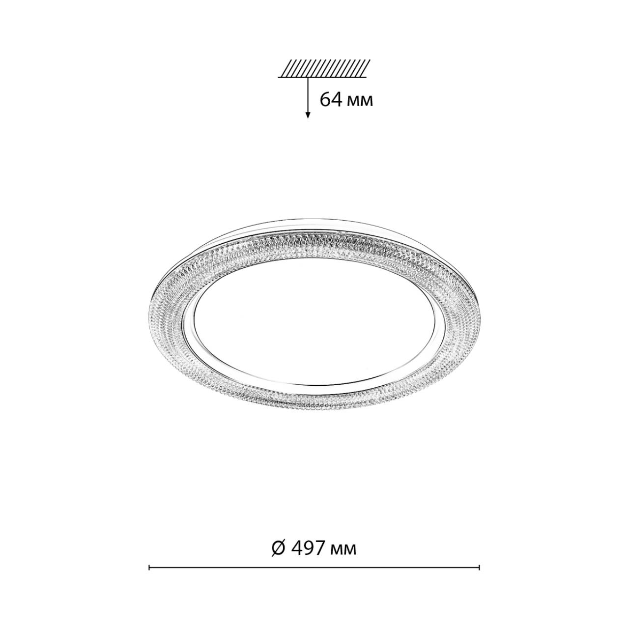 Настенно-потолочный светильник Sonex 7782/EL