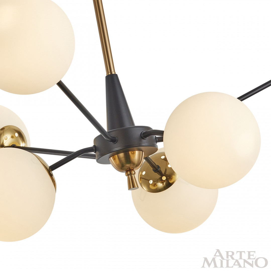 Люстра 279808/6 BK/GD Arte Milano