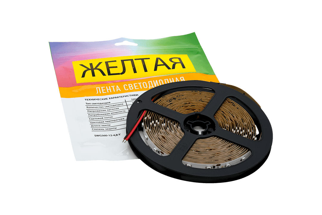 Лента светодиодная SWG SWG360-12-4.8-Y