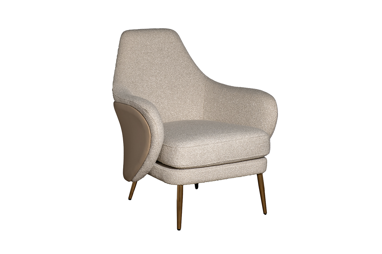 Кресло Selvino иск.мех / экокожа 77*82*92 Garda Decor 87YY-20410