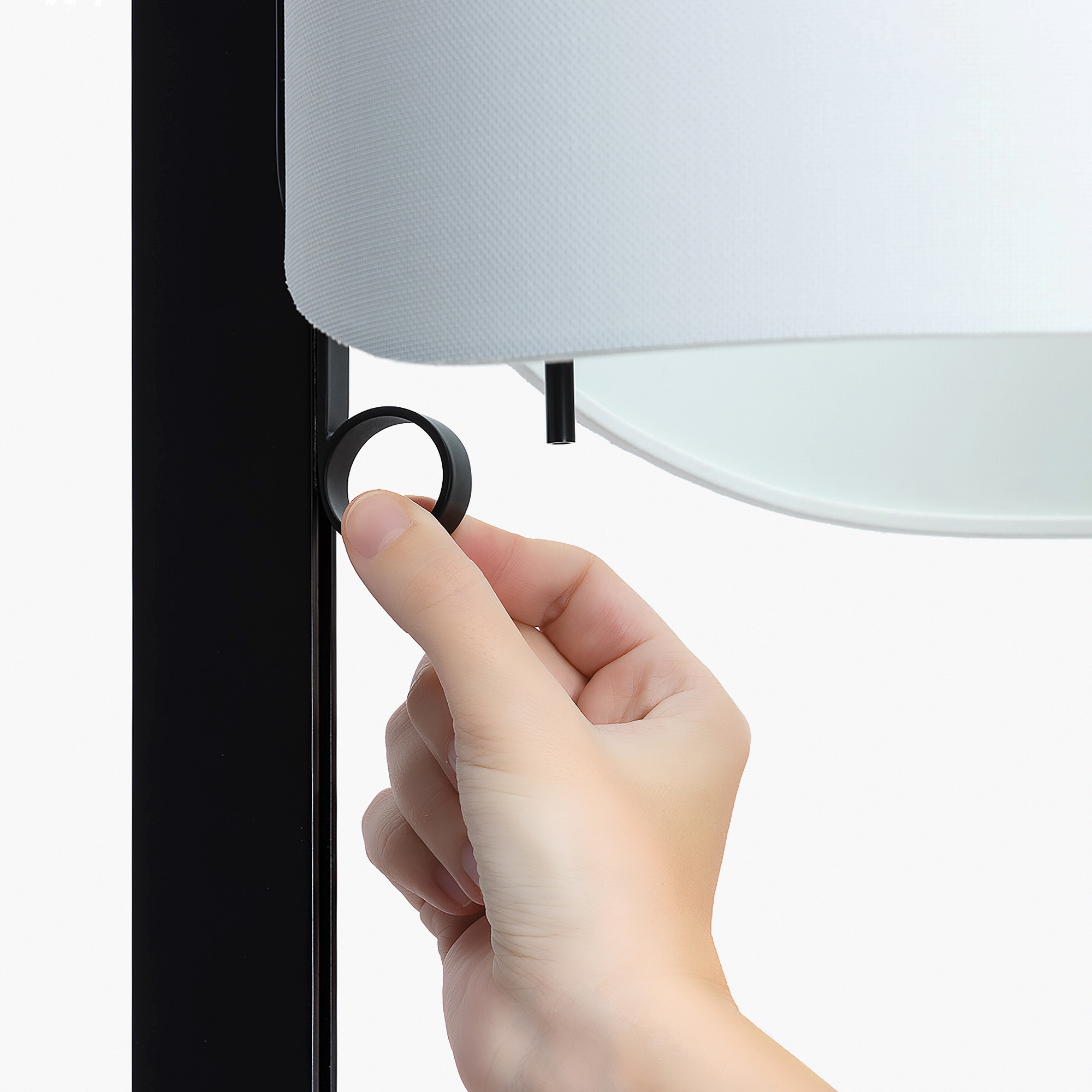 Торшер Stand Up черного и серого цвета E27 20W Faro
