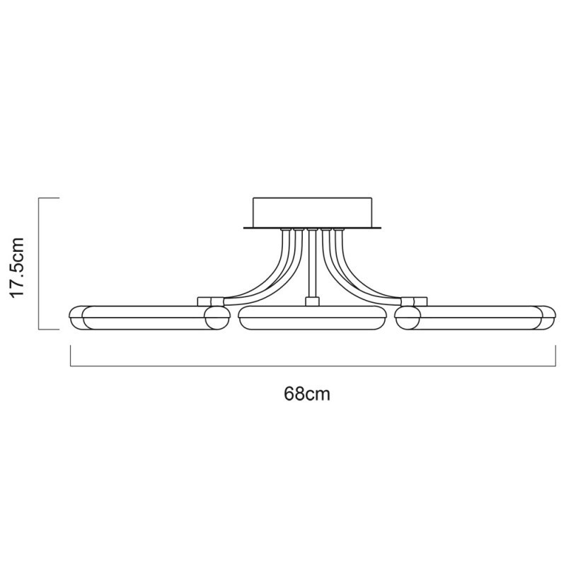 Накладной светильник Arte Lamp A9358PL-5WH