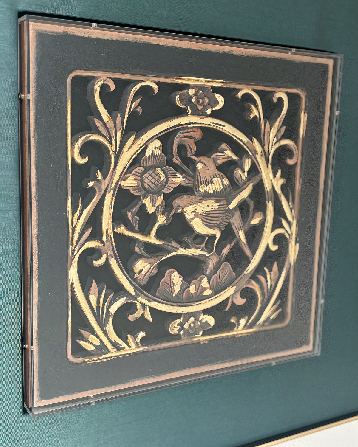 Панно с резьбой по дереву Катай Louvre Home 2305041