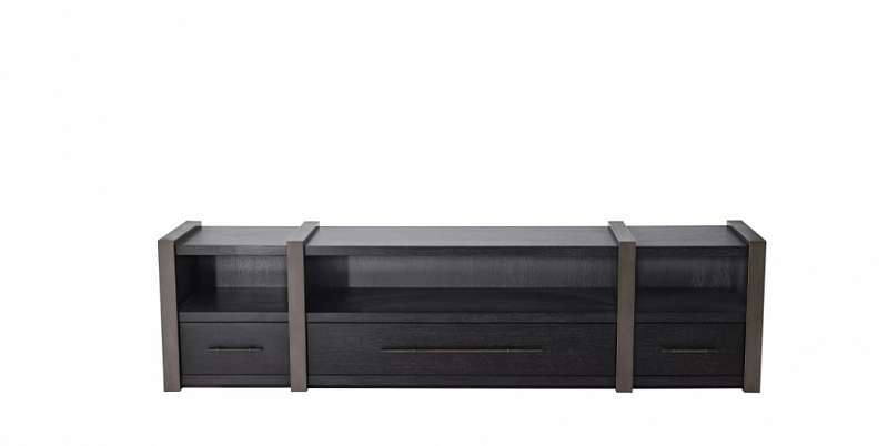 Тумба под тв Eichholtz Canova charcoal grey oak veneer 115109