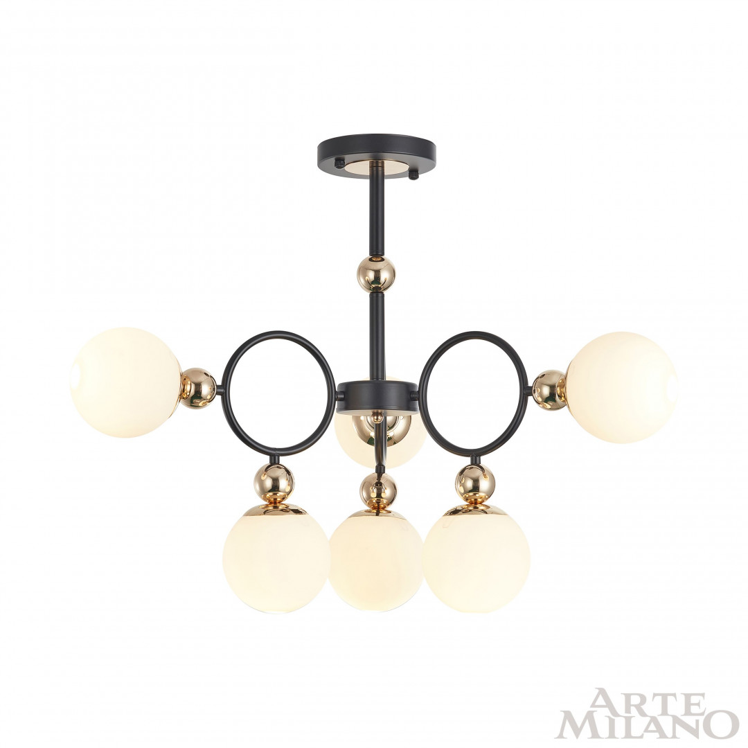 Люстра 274307/6 BK/GD Arte Milano