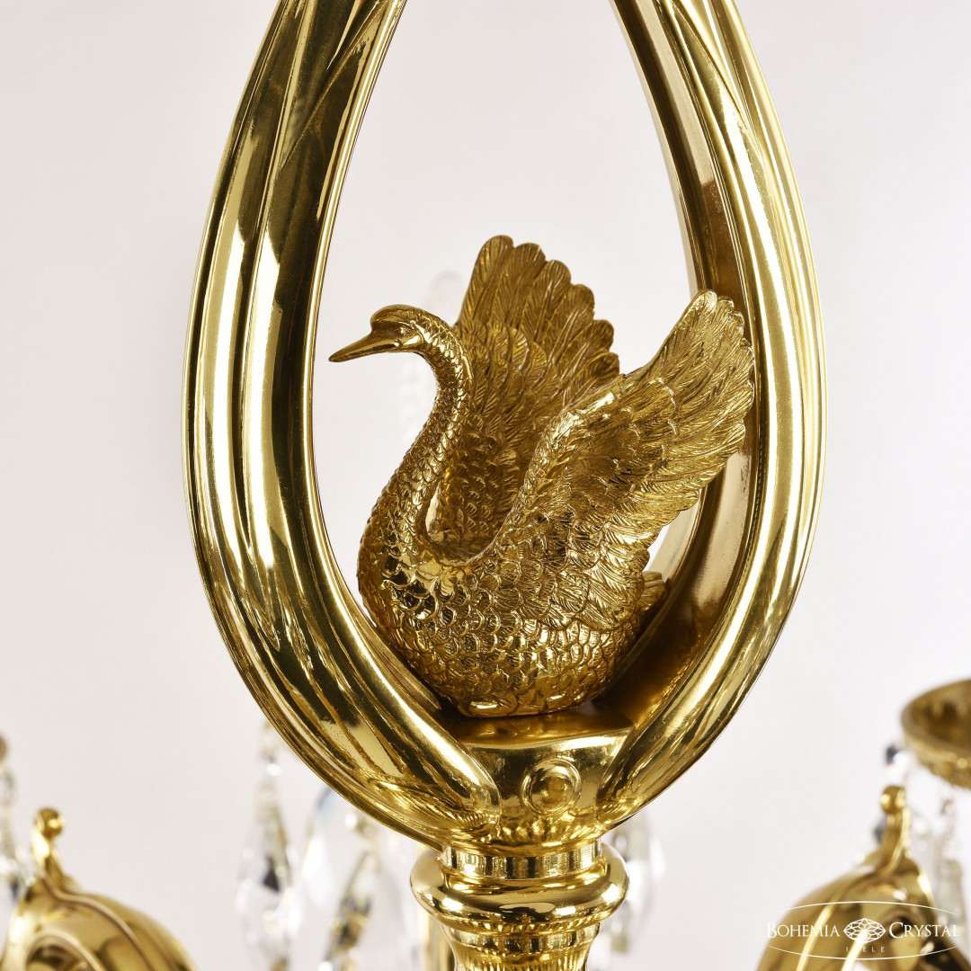 Люстра бронзовая 75402/12/300 A G FS1M Bohemia Ivele Crystal