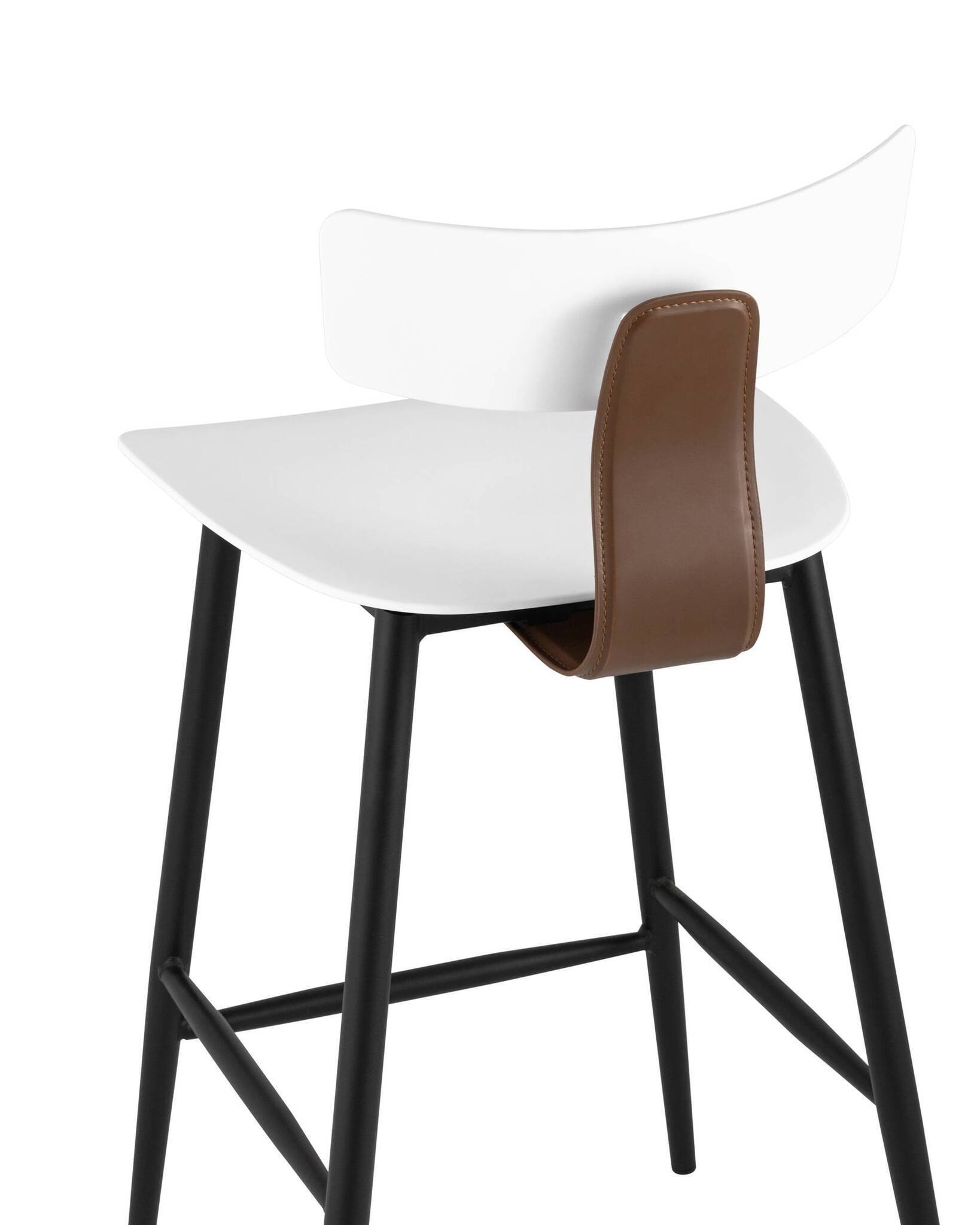 Стул полубарный ANT белый Stool Group