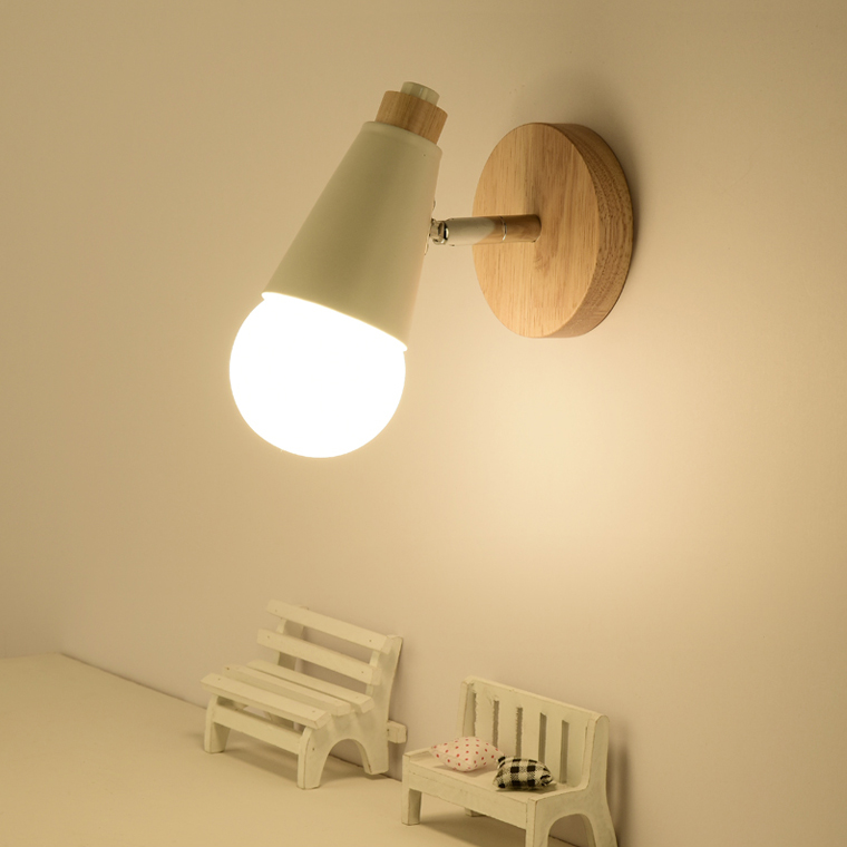 Бра DEER B White/Light wood by ImperiumLoft