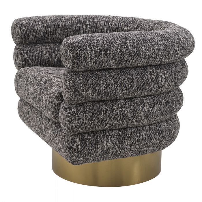 Вращающееся кресло Eichholtz Maguire cambon black 115334