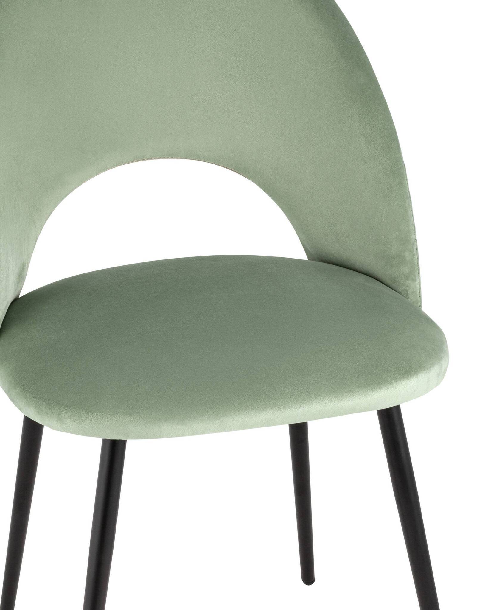 Стул Меган велюр с ромбами фисташковый Stool Group