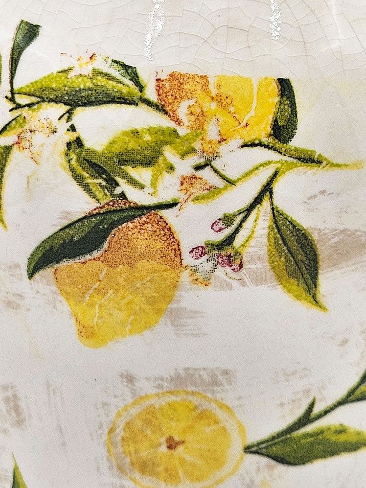 Ваза с лимонами Glasar C5613