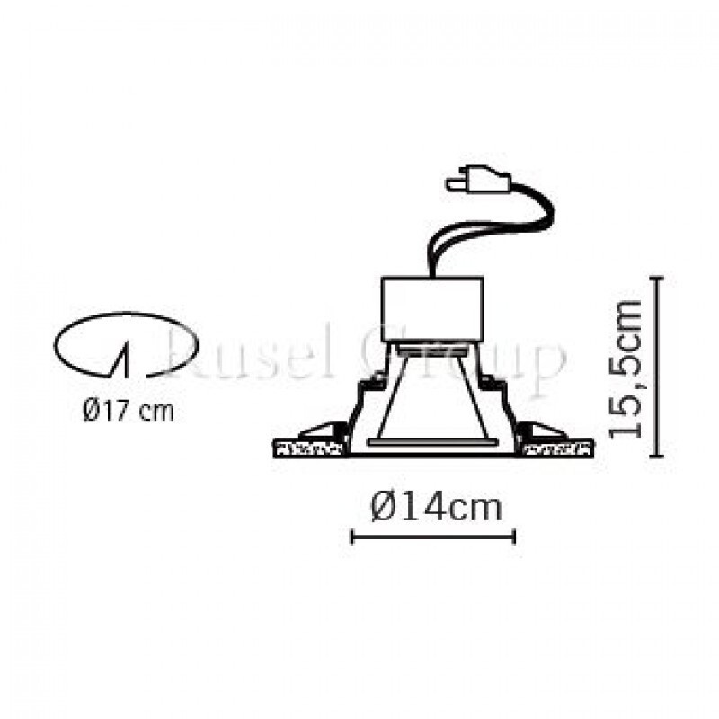 Встраиваемый светильник Fabbian Tools F19 F54 01
