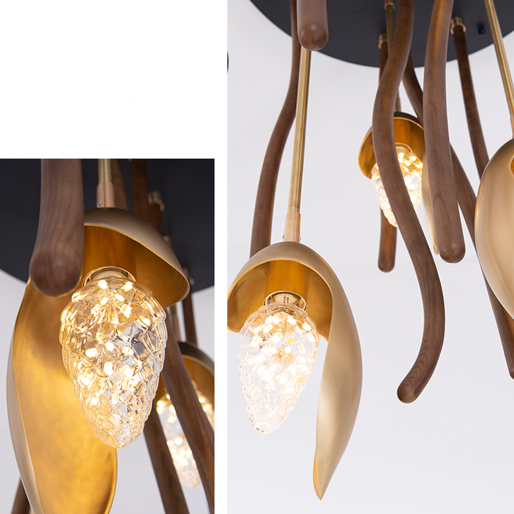 Потолочный светильник TUSKET MORE L5 Dark brown by ImperiumLoft