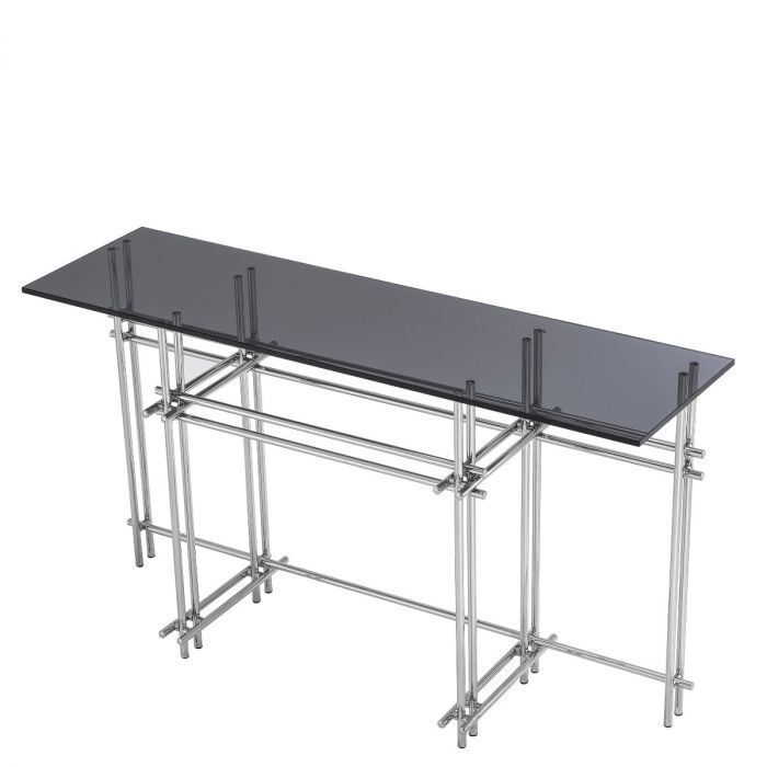 Консольный стол Eichholtz Quinn polished stainless steel 114804