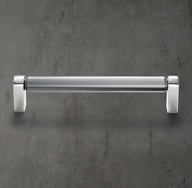 Ручка-скоба Restoration Hardware Lambeth Crystal L.20.3 Polished Chrome