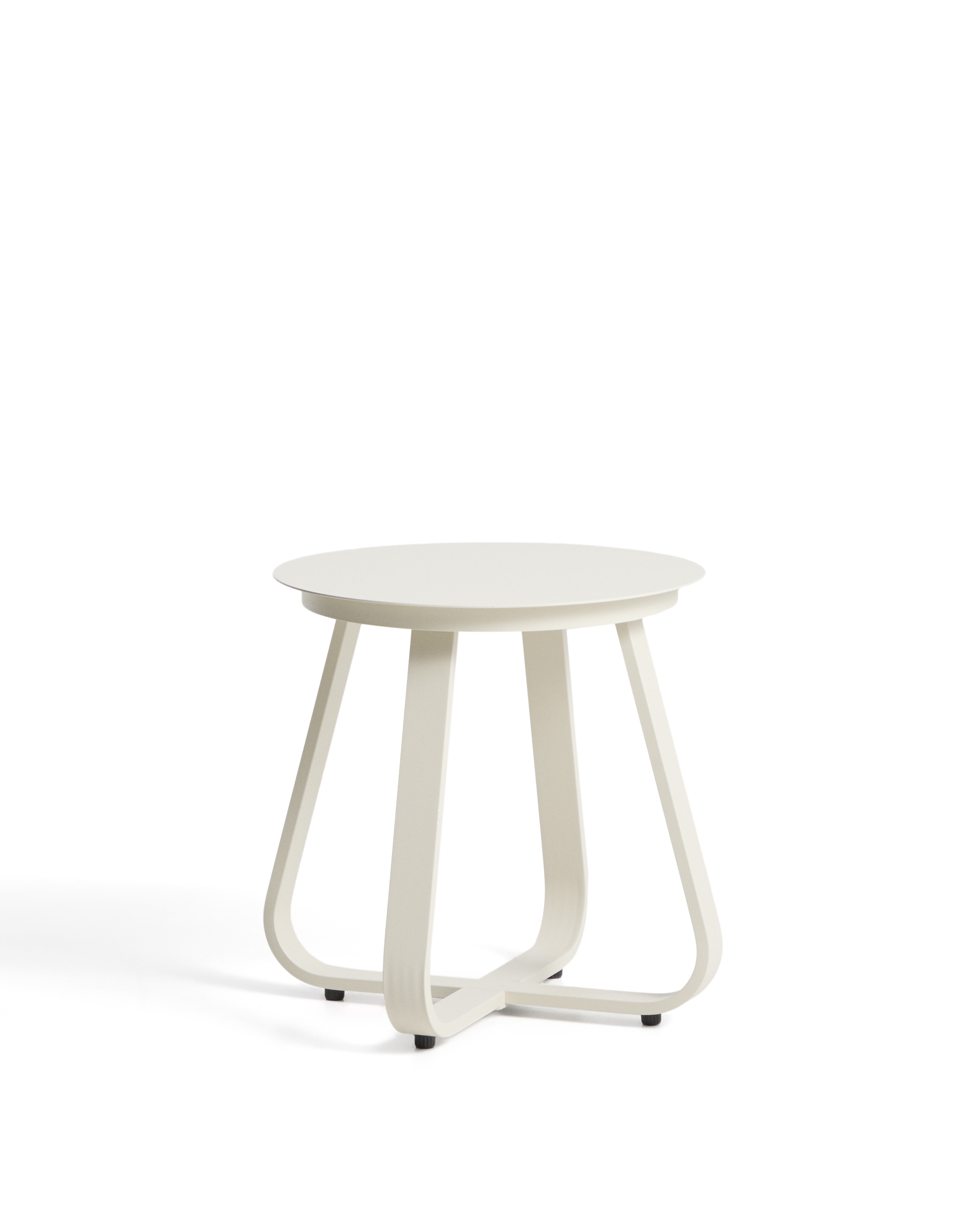 Уличный столик Tamaris из алюминия цвета экрю Ø48 см La Forma 482642