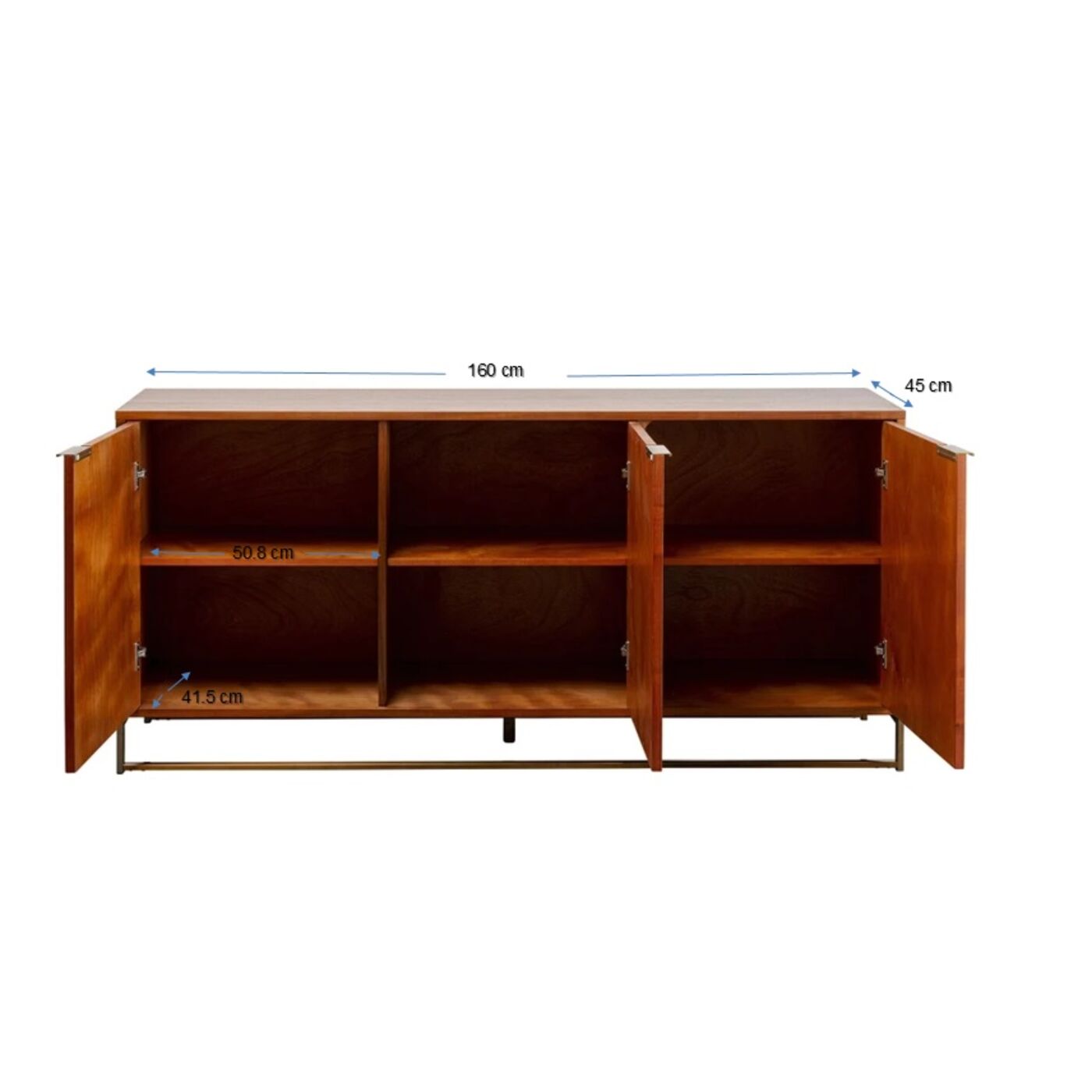 Комод широкий Silencio 160x78 см KARE 87461