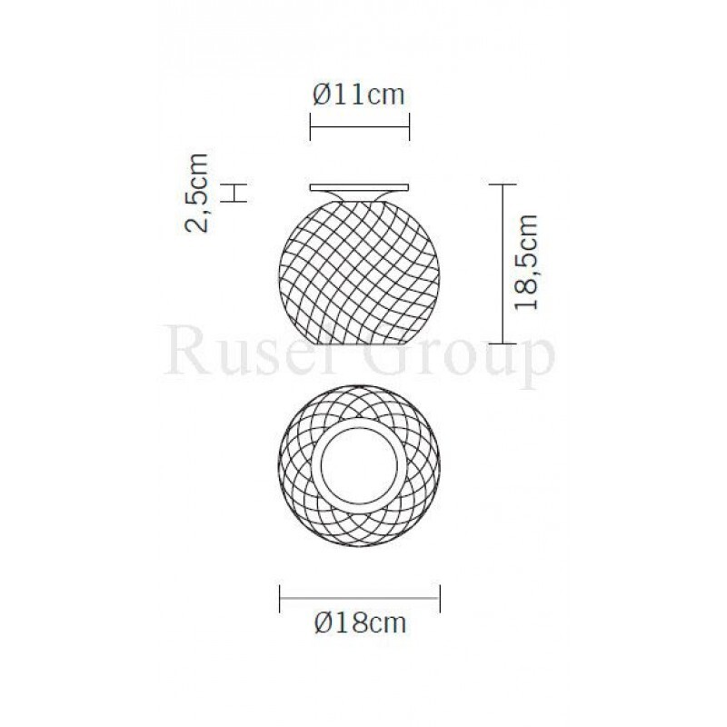 Потолочный светильник Fabbian Diamond D82 E01 00