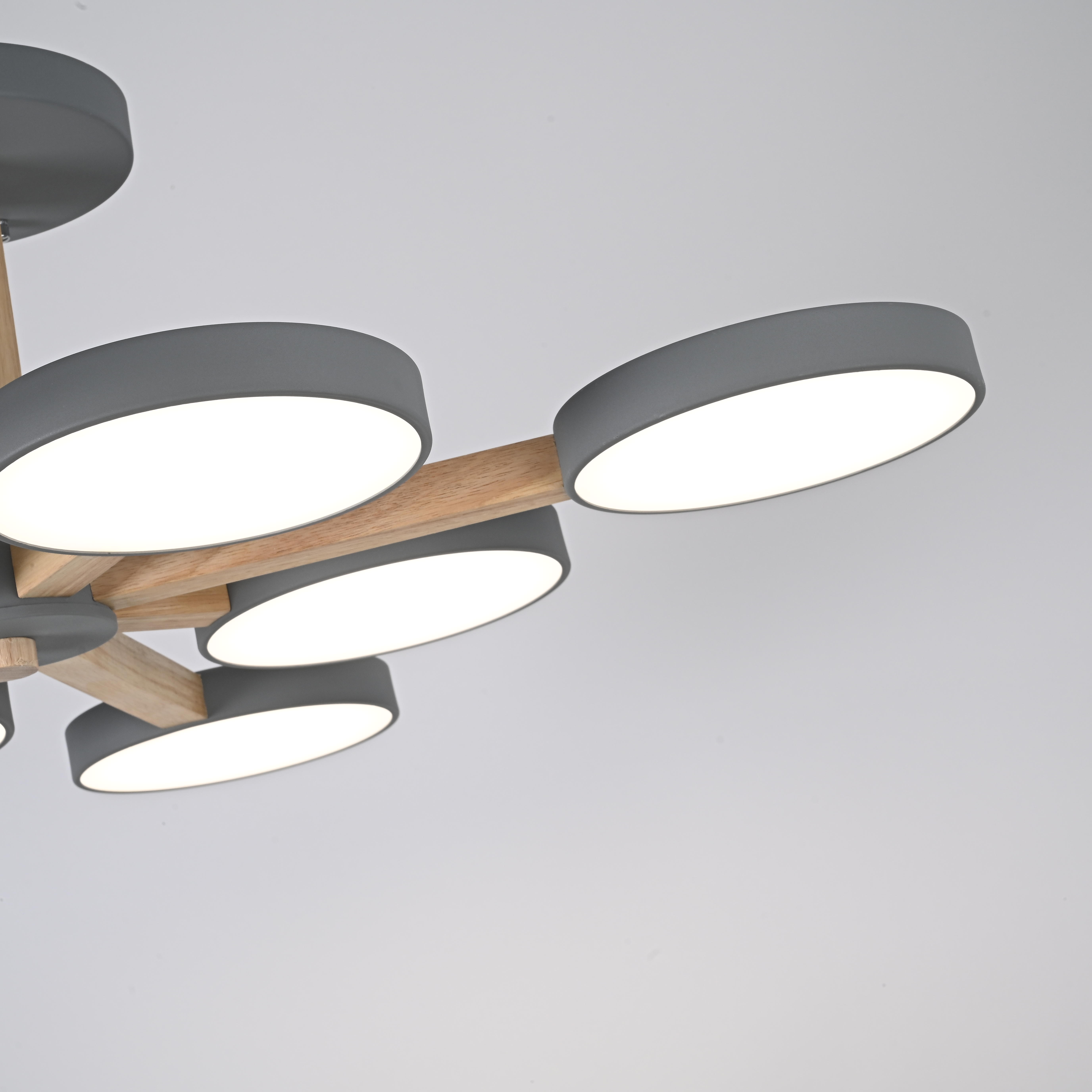 Потолочный светильник TURNA L8 Grey by ImperiumLoft