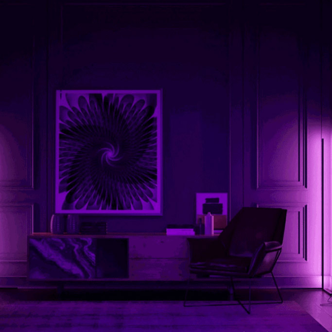 Торшер VIEL RGB Black by ImperiumLoft