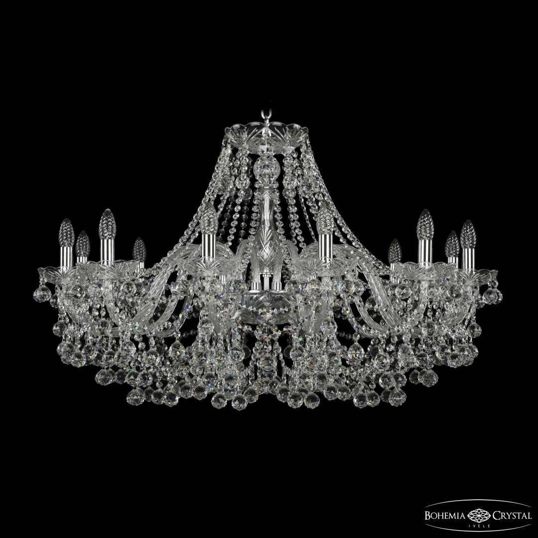 Люстра хрустальная 1409/12/360 Ni