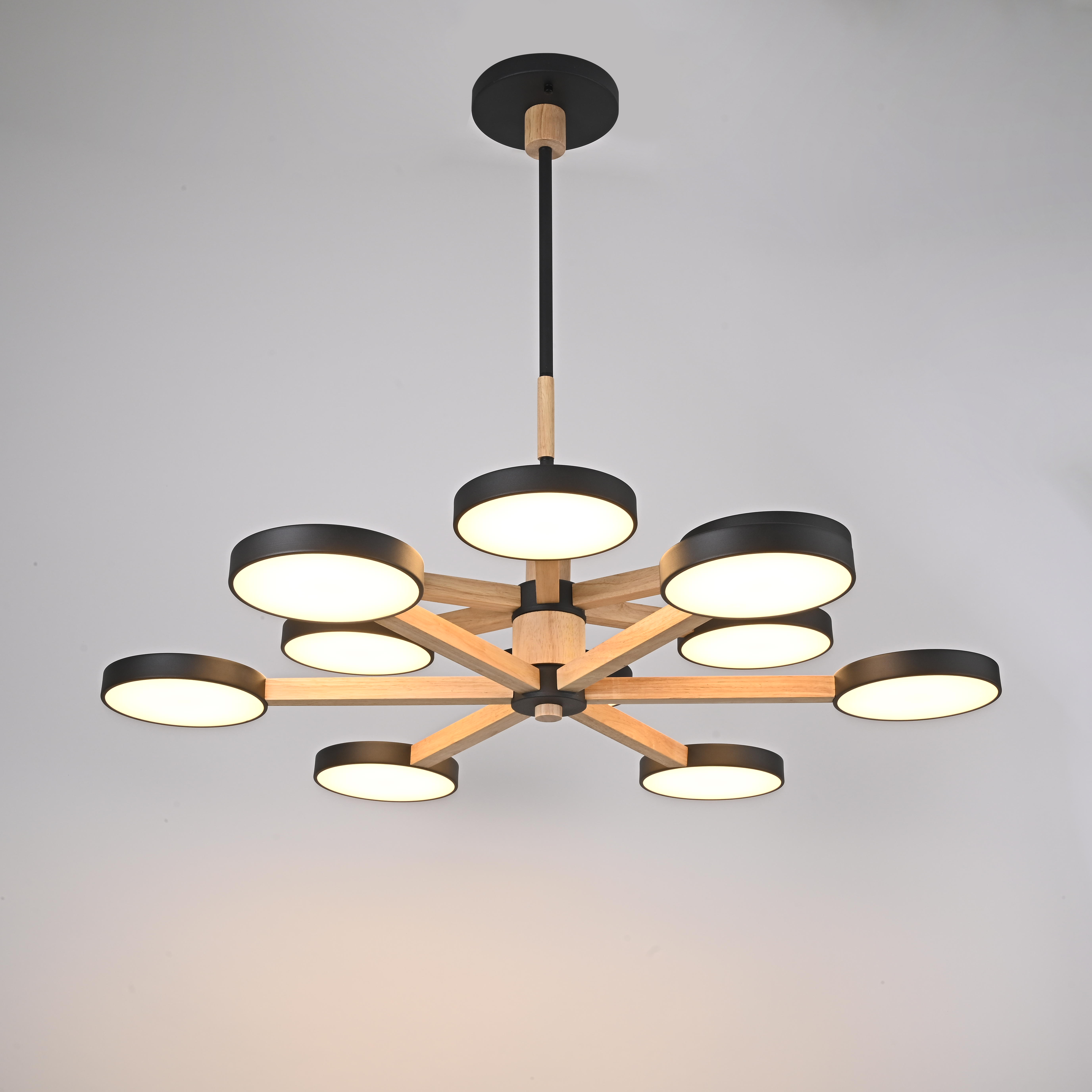 Подвесная люстра TURNA DBL L12 Black by ImperiumLoft