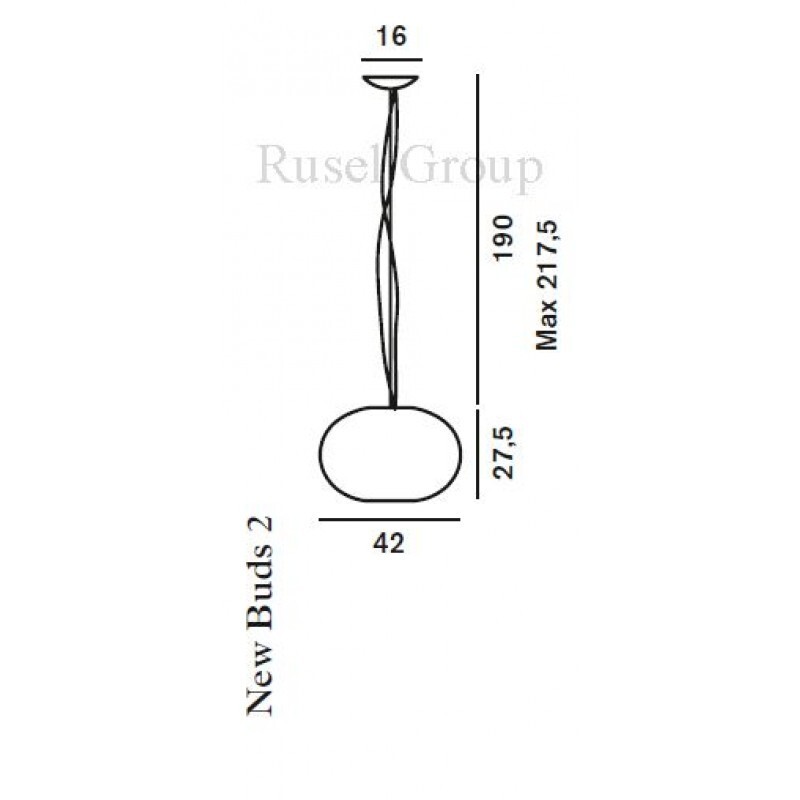 Подвесной светильник Foscarini New Buds 2 sospensione