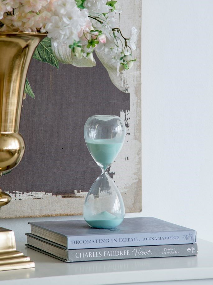 Декоративное изделие Песочные часы Glasar 73229-JADE