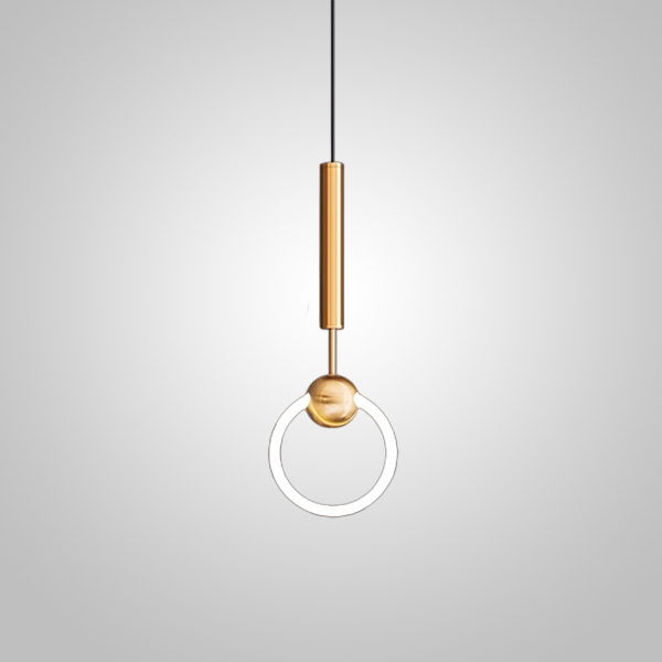 Подвесной светильник FINNUR RING D15 Brass by ImperiumLoft