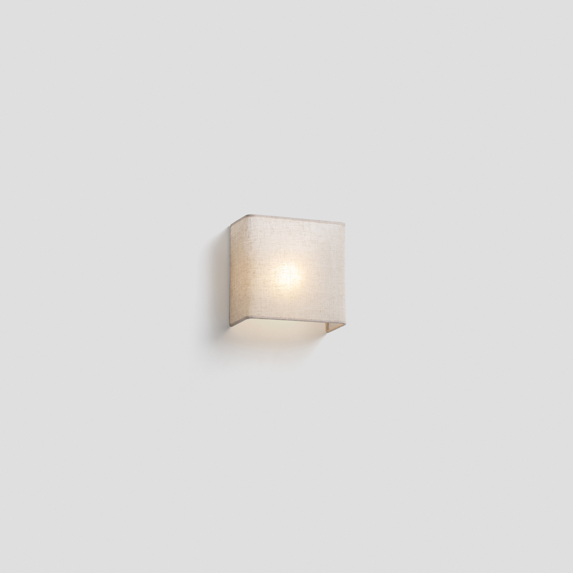 Настенный светильник Otton SQ 200 SQ из льна 200x205x108 Faro