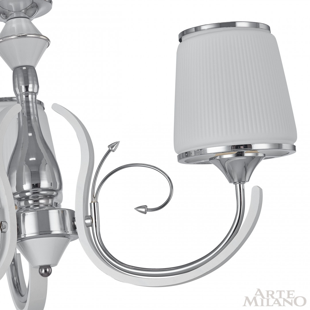 Люстра подвесная с плафонами 309247/3 Wh/Ni Arte Milano