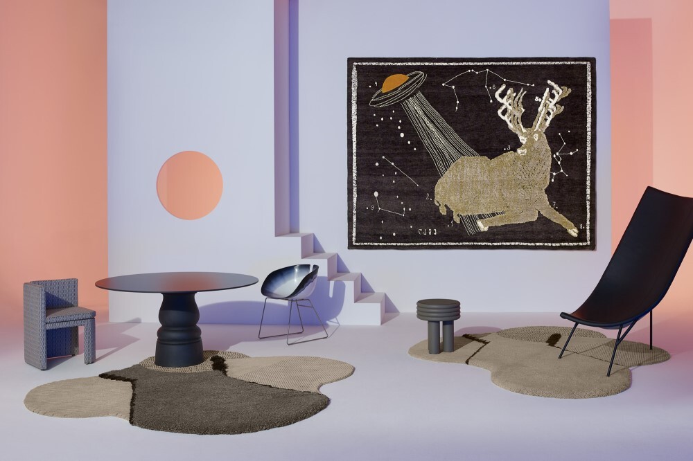 Ковер CC-TAPIS Lunar Addiction Square Ocher Ковер CC-TAPIS Lunar Addiction Square Ocher