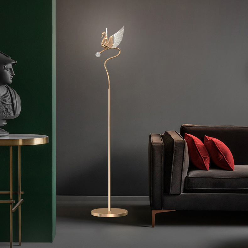 Торшер BIRDIE FL Brass by ImperiumLoft